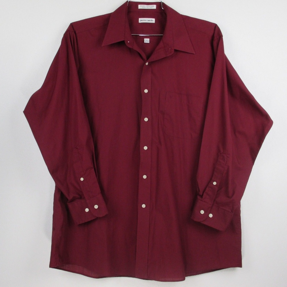 Pierre Cardin Men's Long Sleeve Dress Shirt